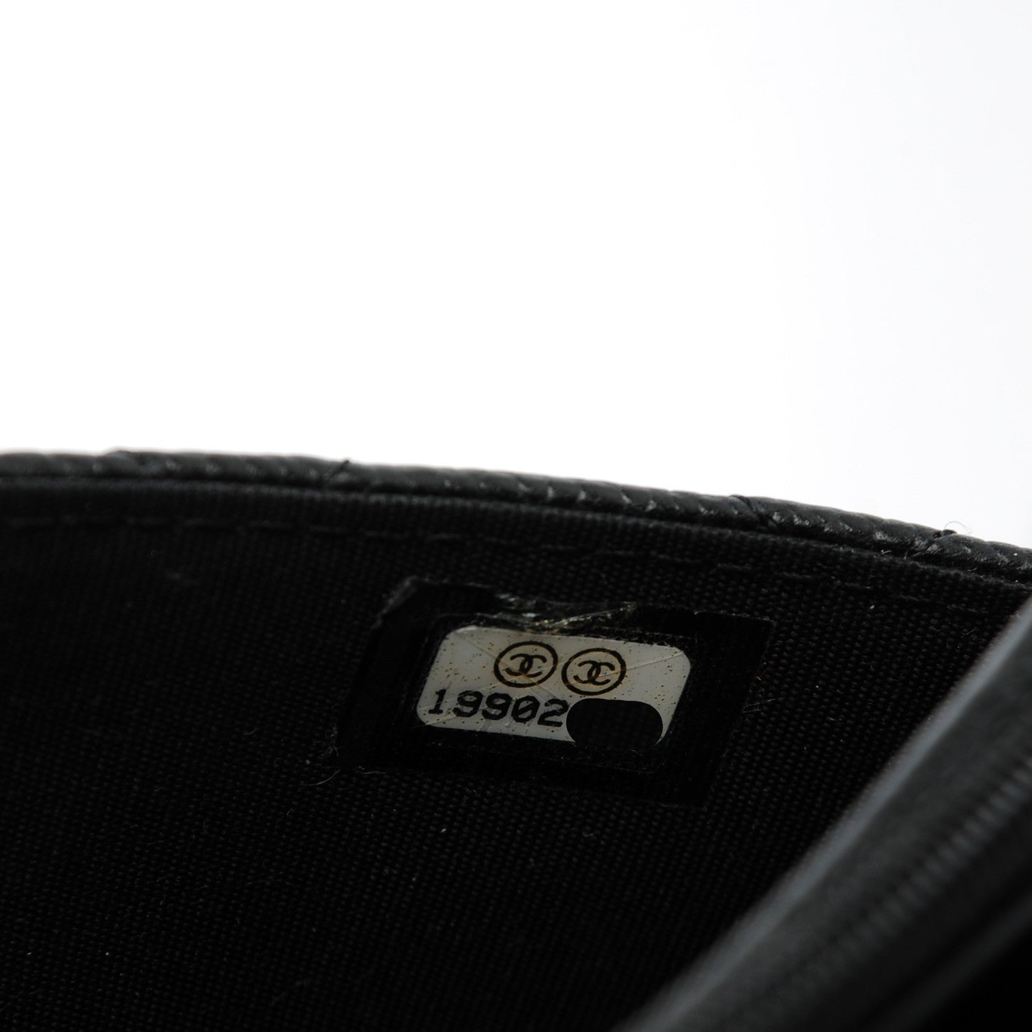 Chanel Caviar Quilted Boy Wallet On Chain WOC Black 7 of 7