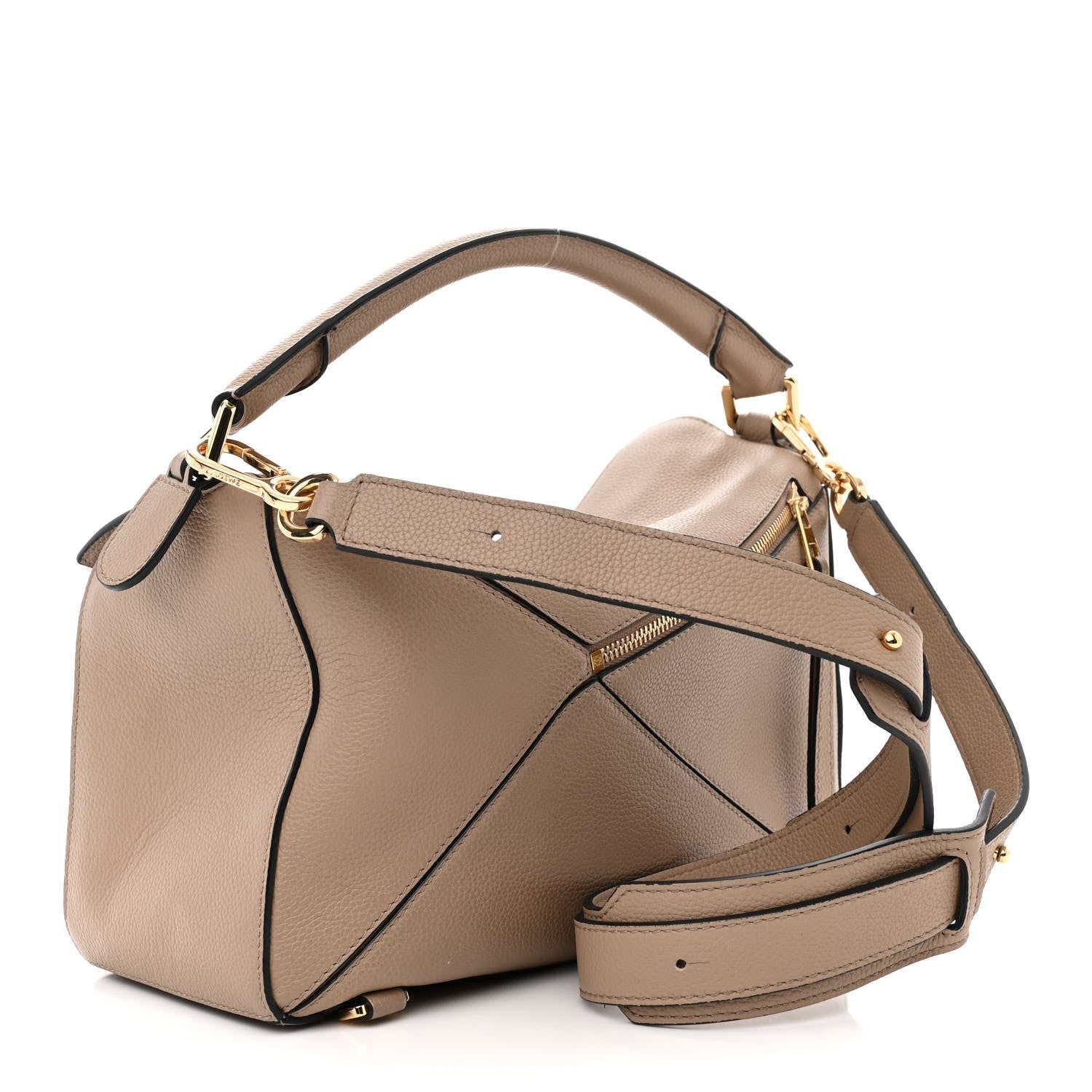 Loewe Calfskin Medium Puzzle Bag Sand 3 of 14