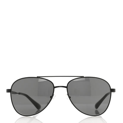 Prada Aviator Sunglasses SPR 70V Black 2 of 6