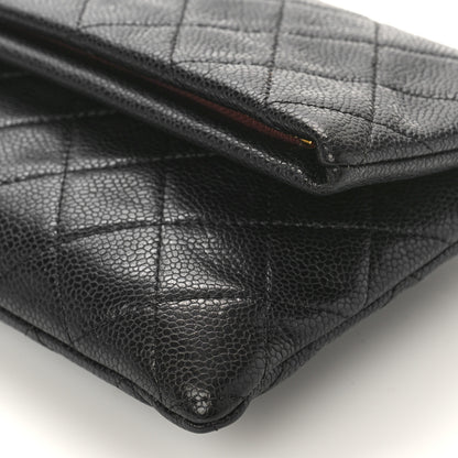 Chanel Caviar Quilted CC Beauty Clutch Black 10 of 10
