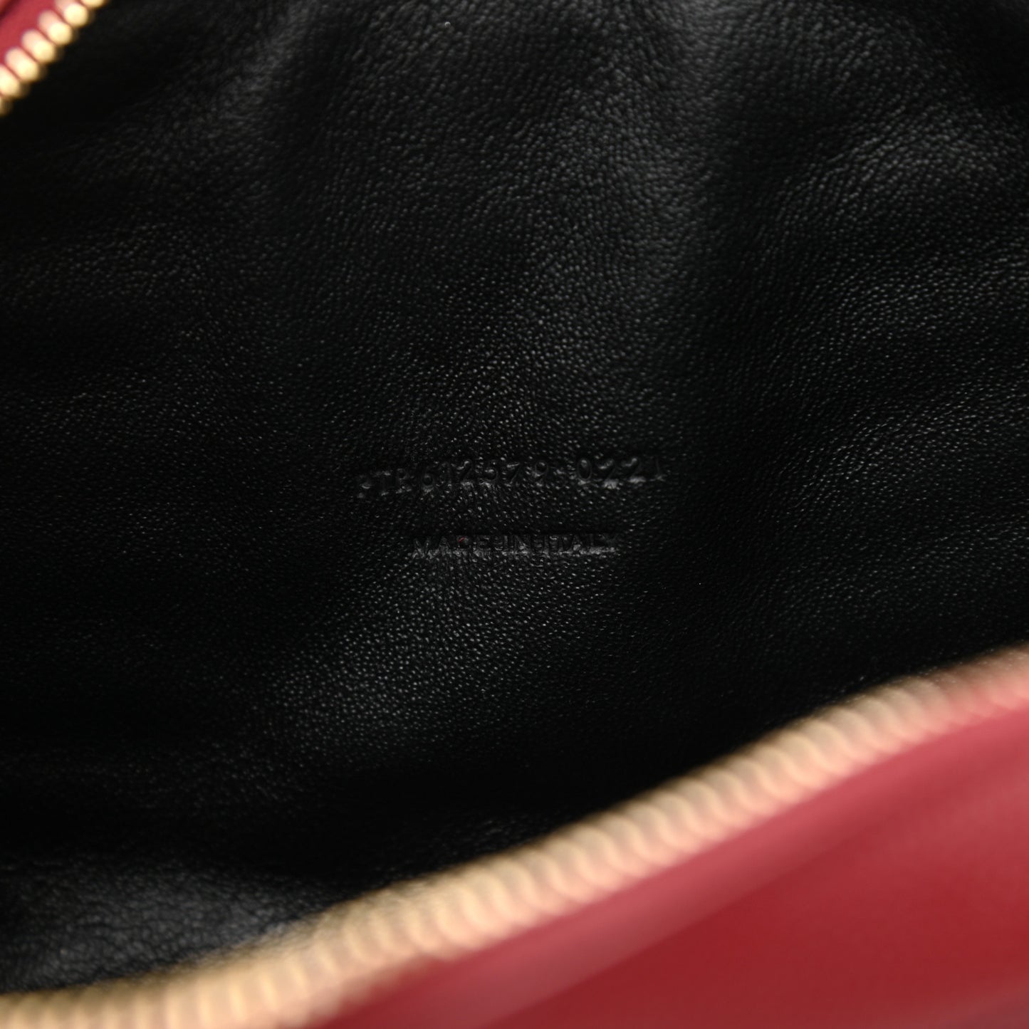 Grain De Poudre Matelasse Monogram Mini Lou Camera Bag Opyum Red