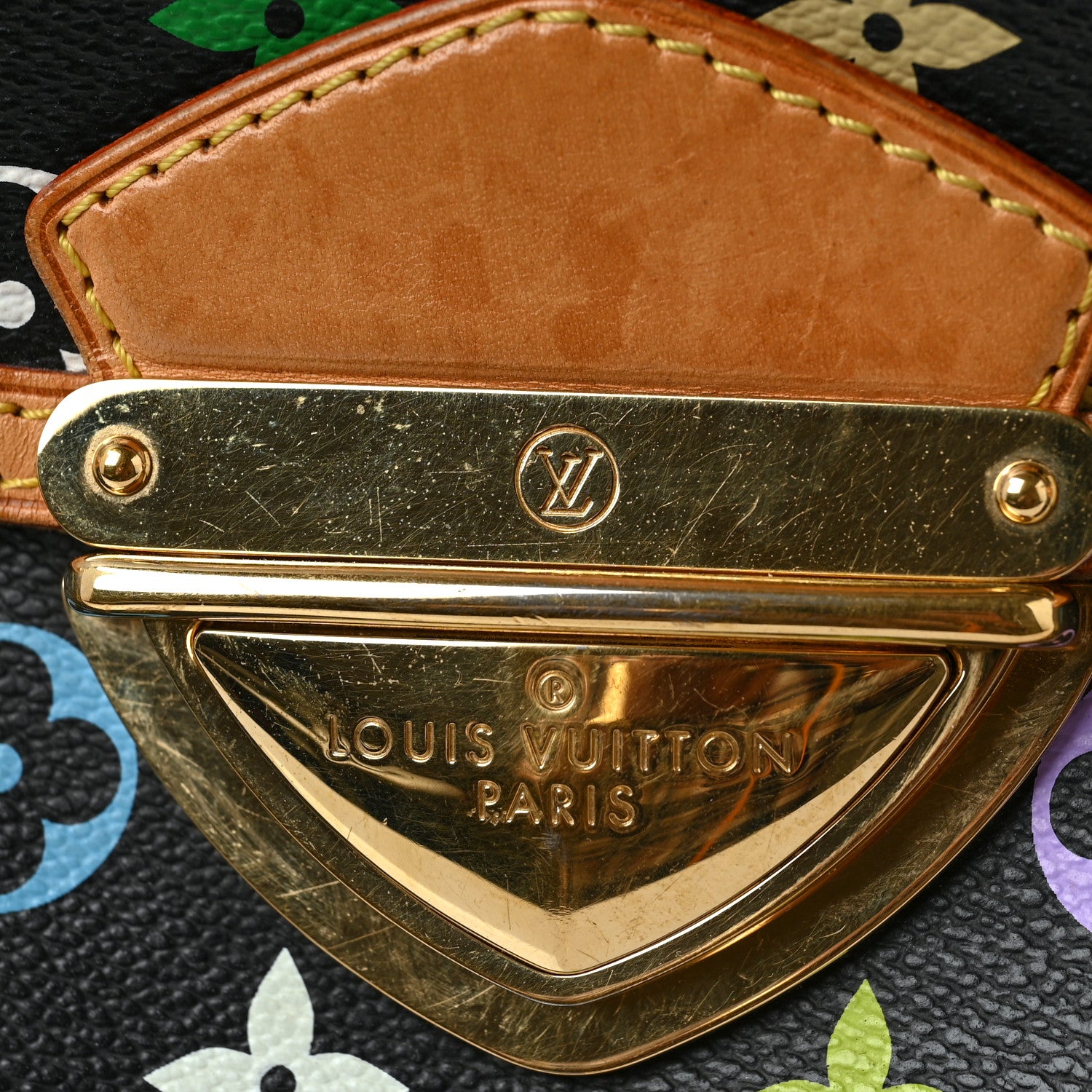 Louis Vuitton Monogram Multicolor Beverly MM Black 10 of 13