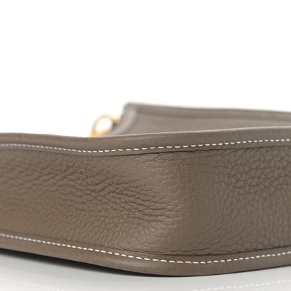 Hermes Taurillon Clemence Evelyne TPM Etoupe 8 of 9