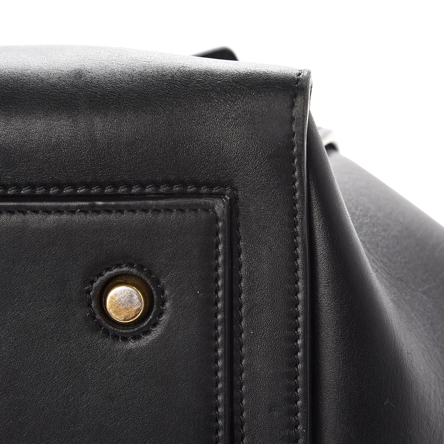 Celine Smooth Calfskin Large Tie Knot Tote Black 12 of 16