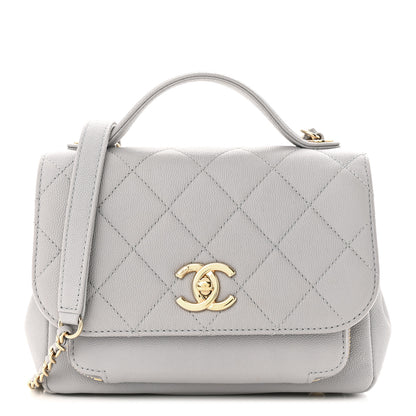 Chanel Caviar Quilted Small Business Affinity Flap Grey 1 of 12