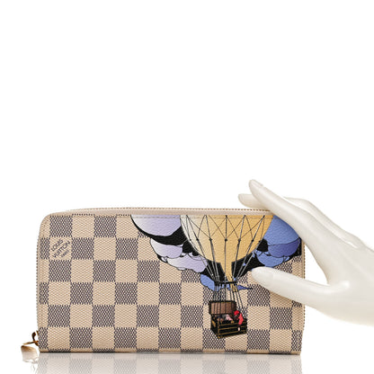 Louis Vuitton Damier Azur Illustre Zippy Wallet 2 of 9