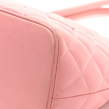 Chanel Caviar Quilted Medallion Tote Light Pink 12 of 15