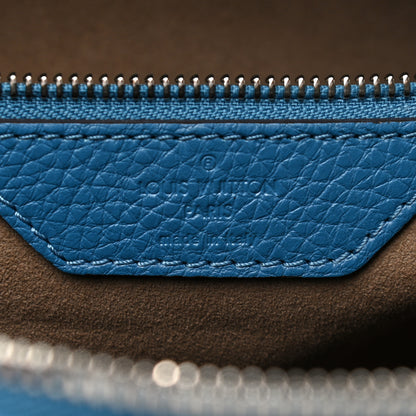 Louis Vuitton Taurillon Keepall Bandouliere 45 Bleu Canard 6 of 10