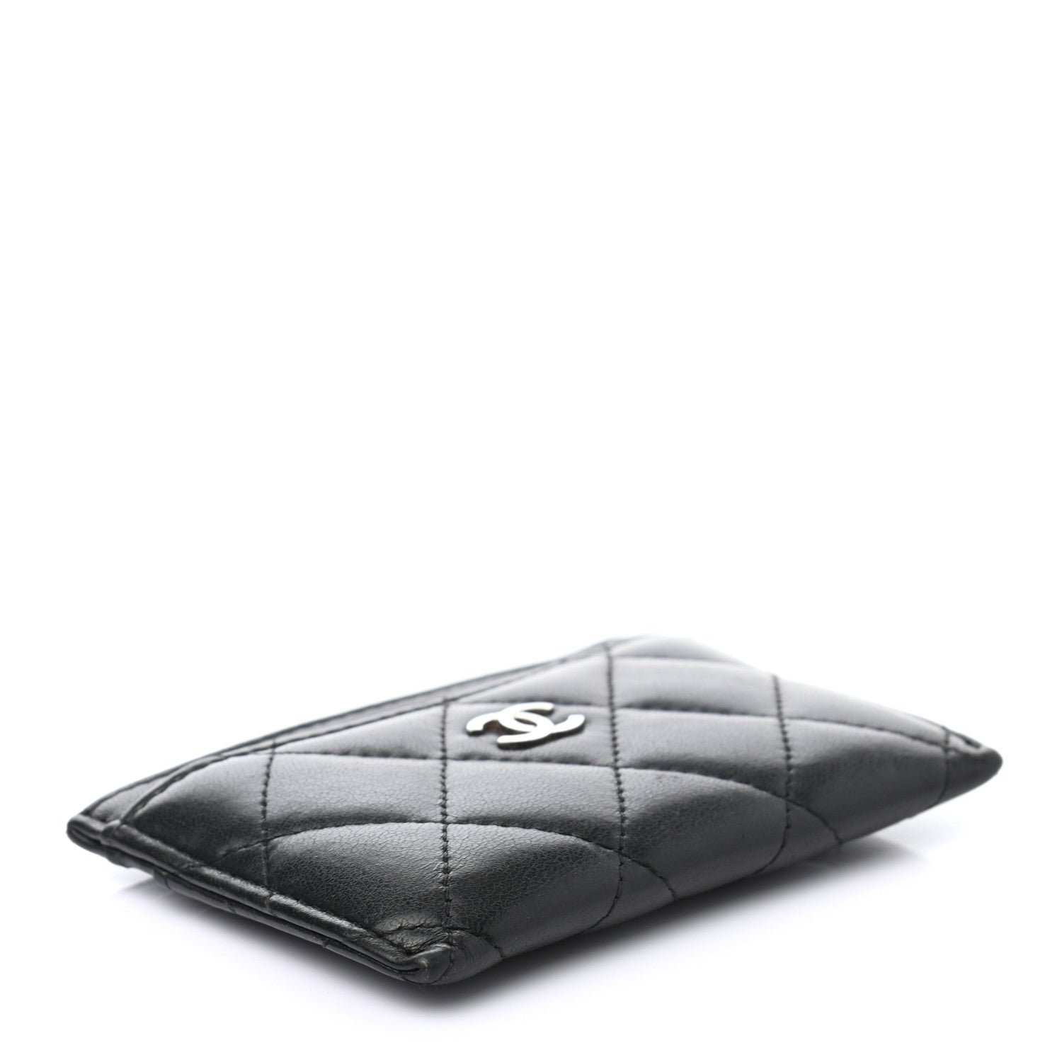 Chanel Lambskin Quilted Card Holder Black 4 of 7