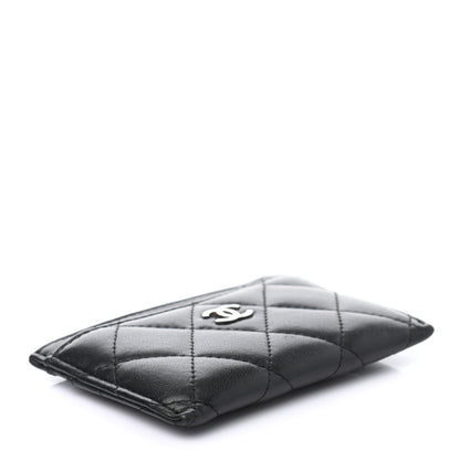 Chanel Lambskin Quilted Card Holder Black 4 of 7