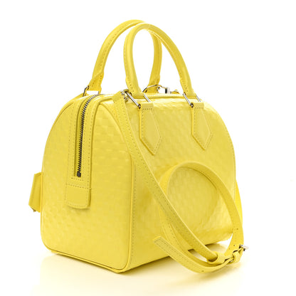Louis Vuitton Damier Facette Speedy Cube PM Yellow 3 of 9