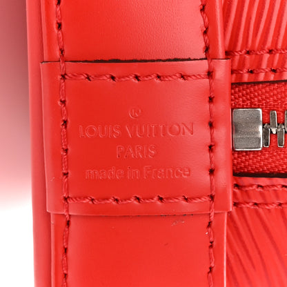 Louis Vuitton Epi Alma BB Carmine 6 of 13