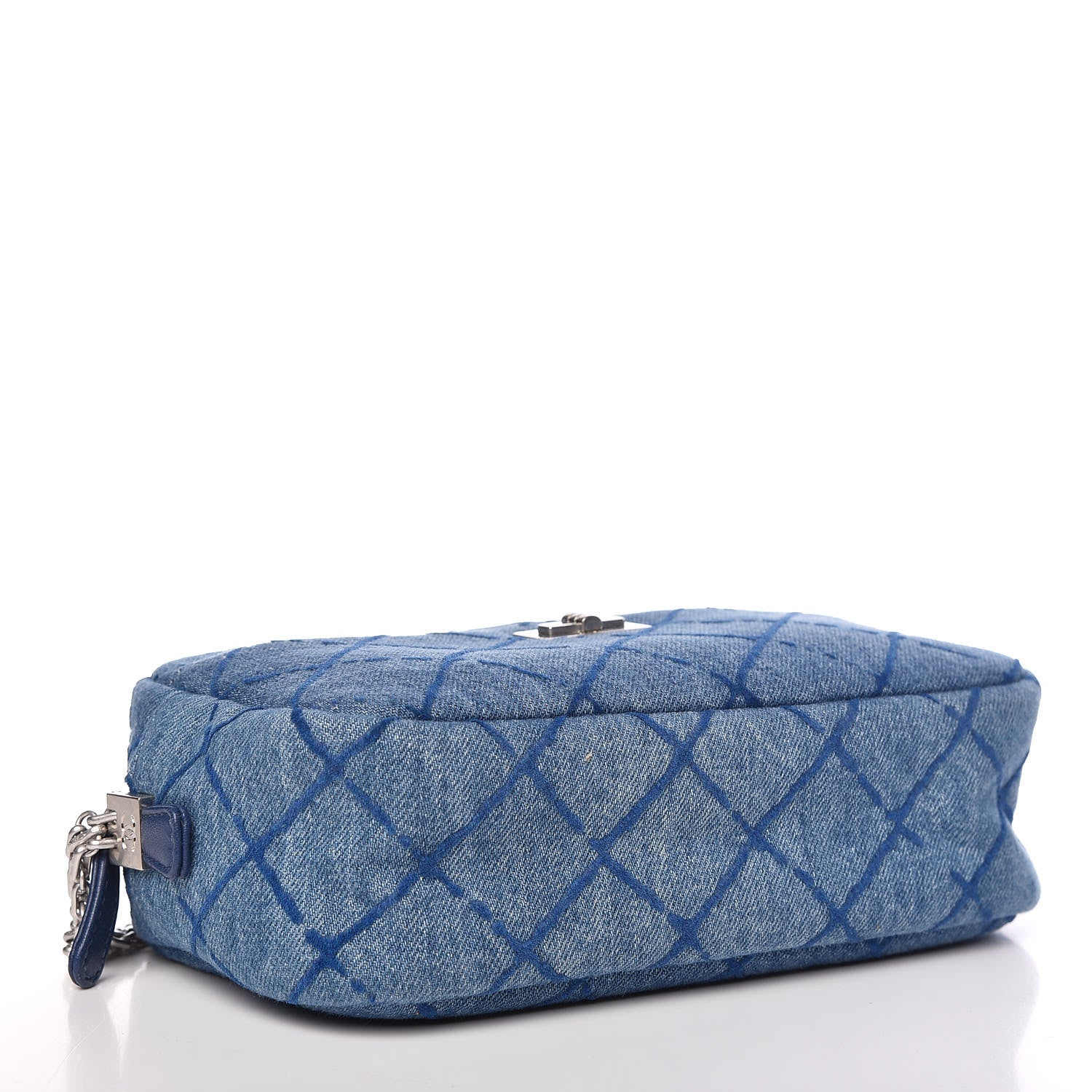Chanel Denim Mini Reissue Camera Case Blue 4 of 9