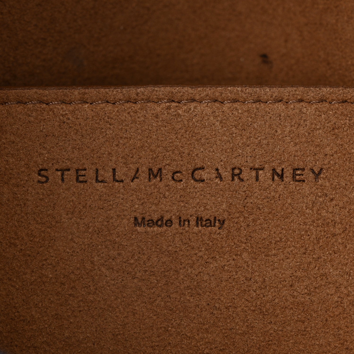 Stella McCartney Eco Alter Denim Perforated Logo Mini Crossbody Blue 6 of 11
