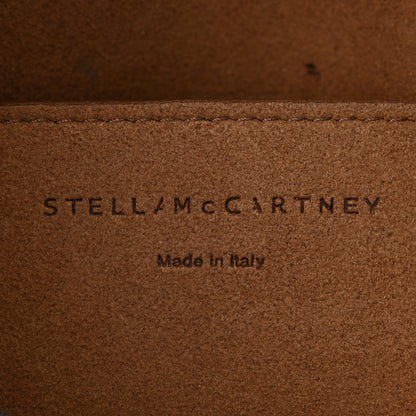 Stella McCartney Eco Alter Denim Perforated Logo Mini Crossbody Blue 6 of 11