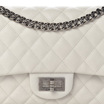 Chanel Caviar Quilted 2.55 Reissue 225 Flap White 16 of 22