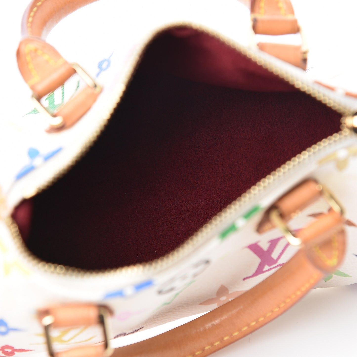 Monogram Multicolor Mini Sac HL Speedy White