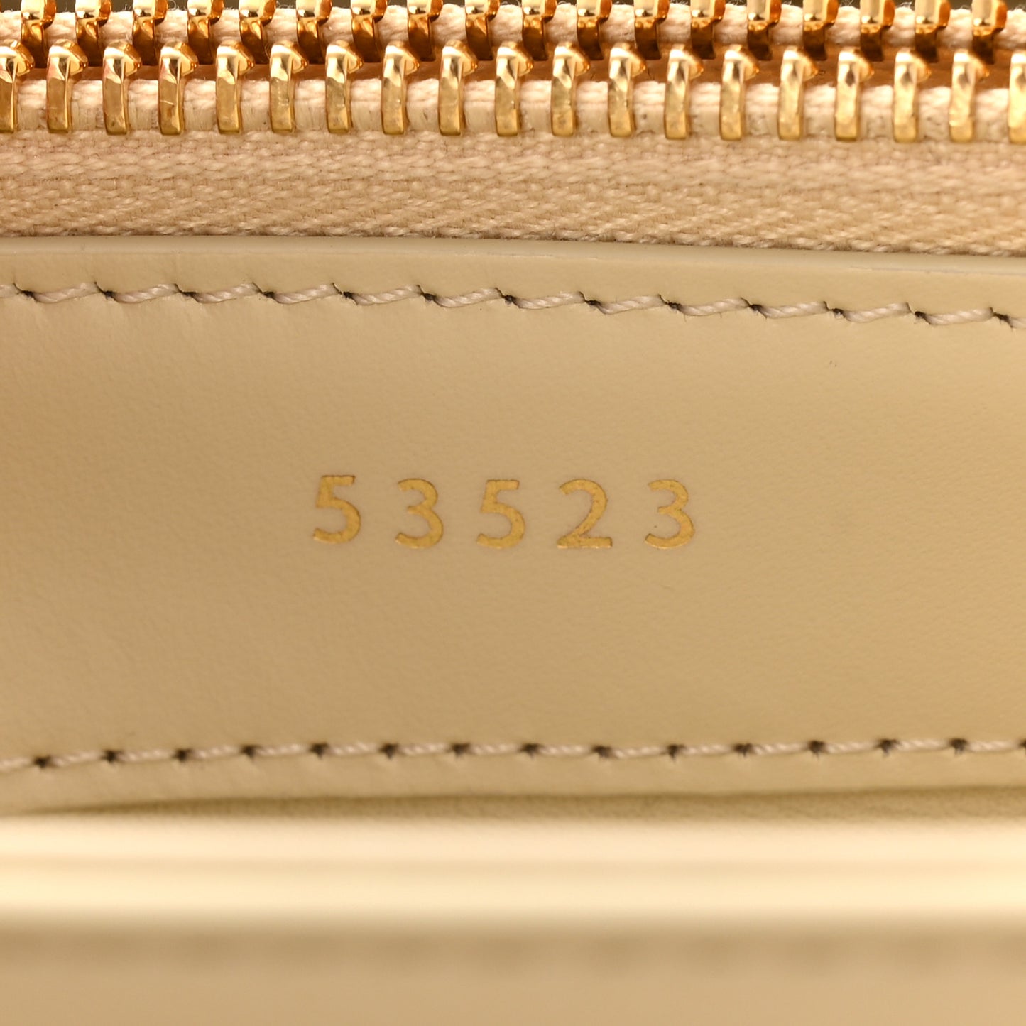 Satinated Calfskin Small 16 Top Handle Bag Beige