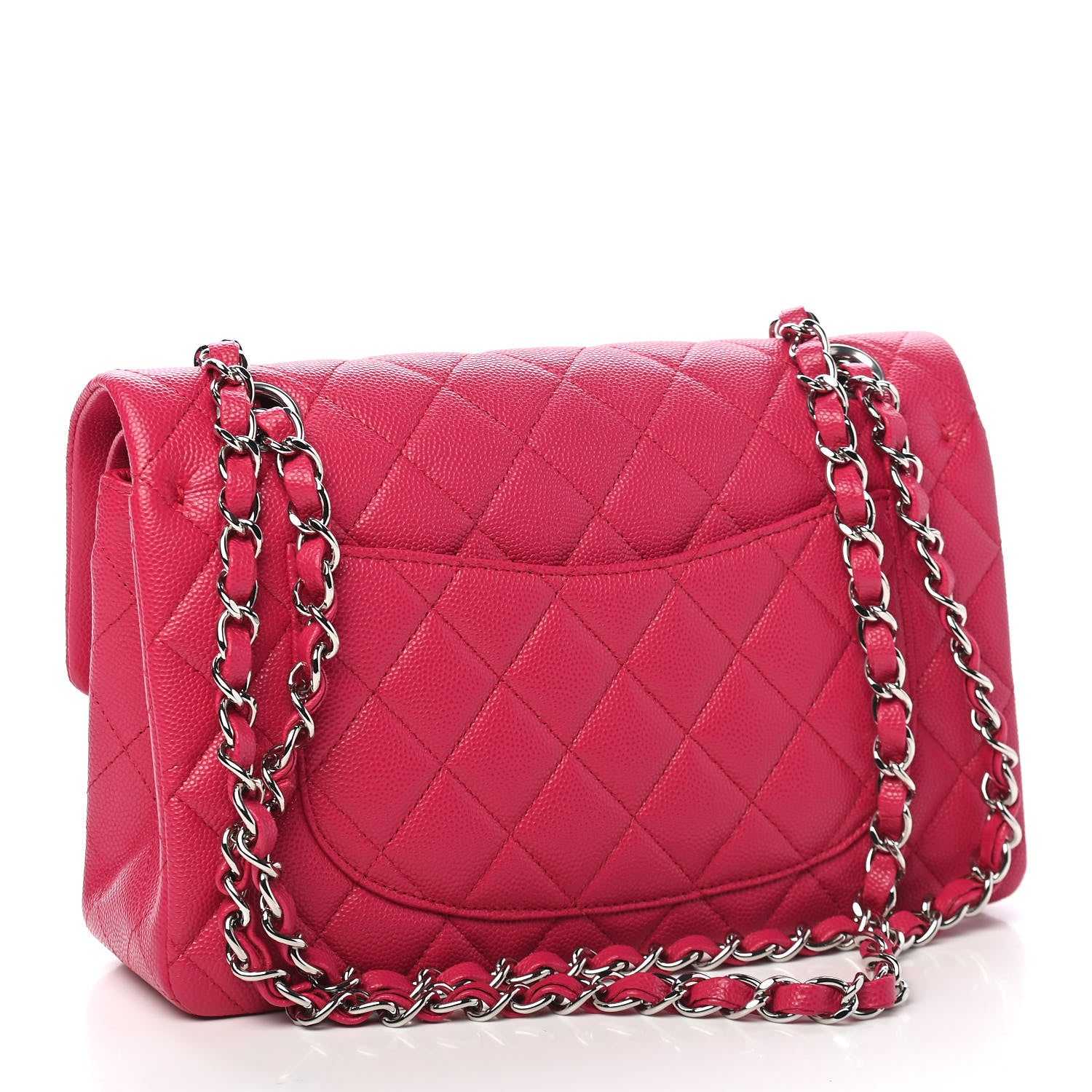 Chanel Caviar Quilted Small Double Flap Pink 2 of 9