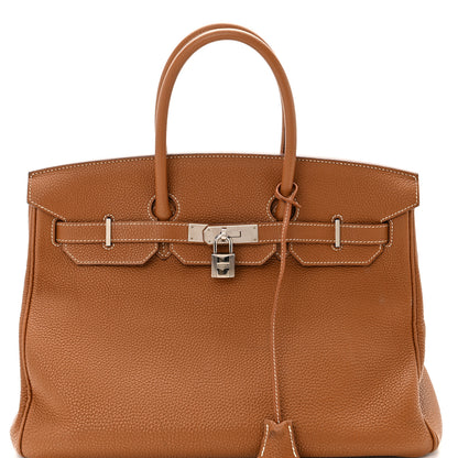 Hermes Togo Birkin 35 Gold 7 of 17