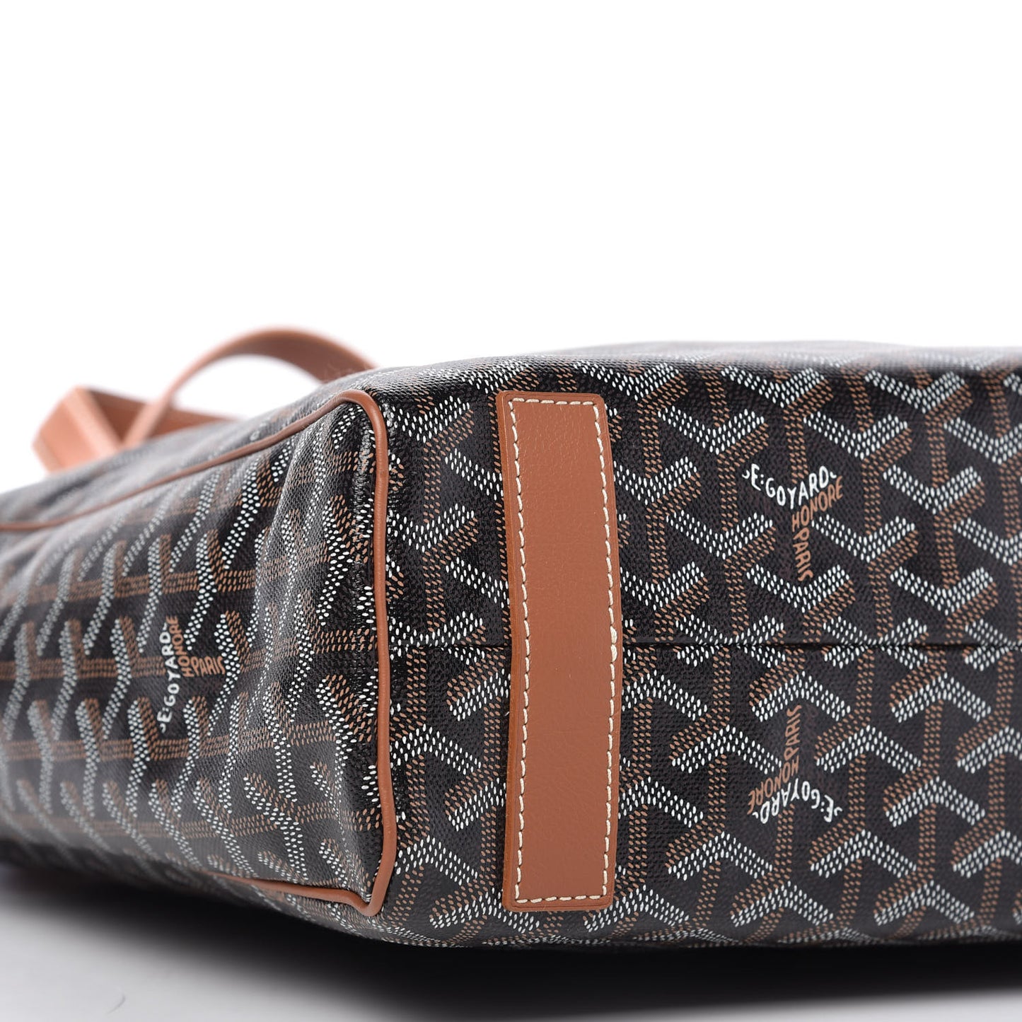 Goyardine Voltaire III Tote Black Gold