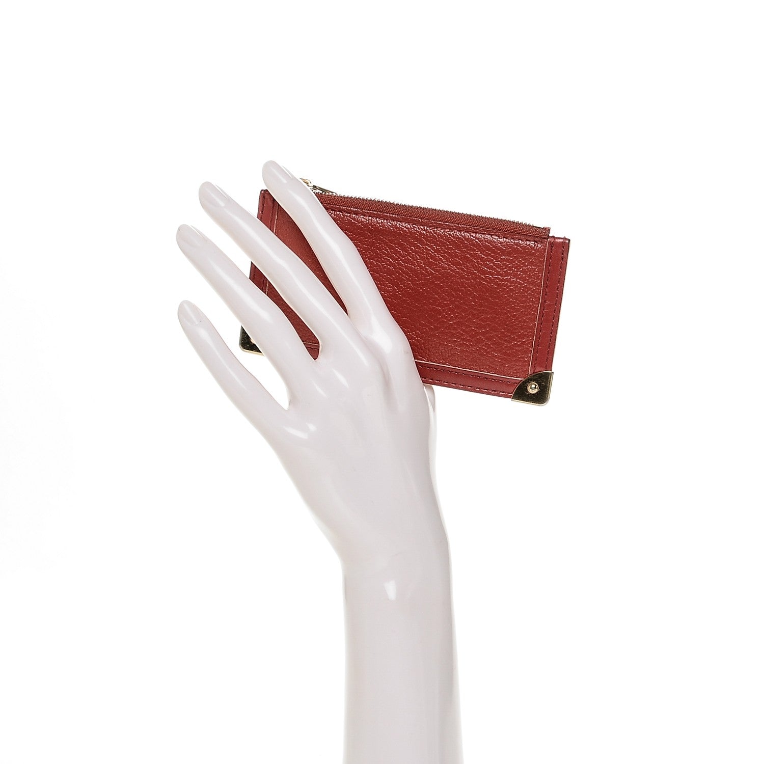 Louis Vuitton Suhali Key Pouch Geranium 2 of 6