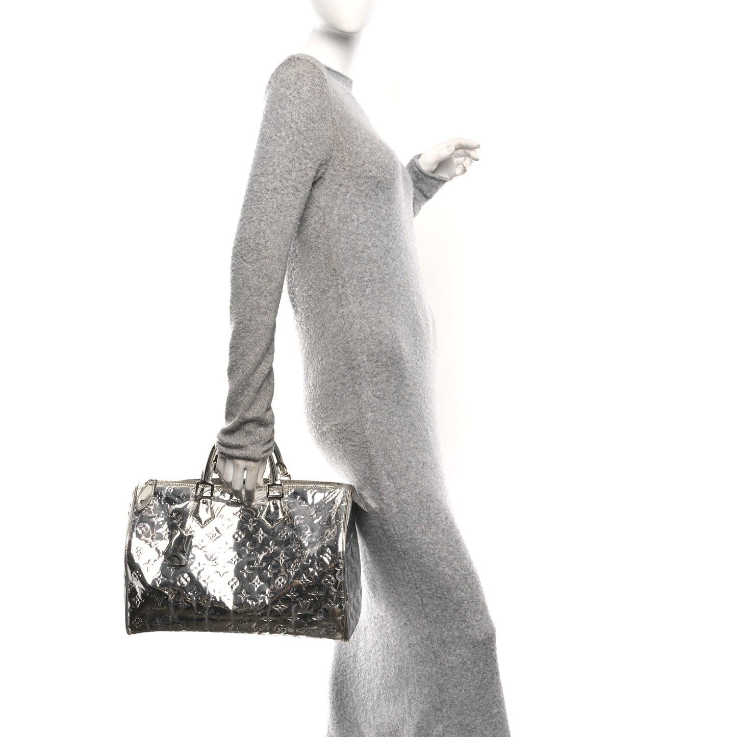 Monogram Miroir Speedy 35 Silver