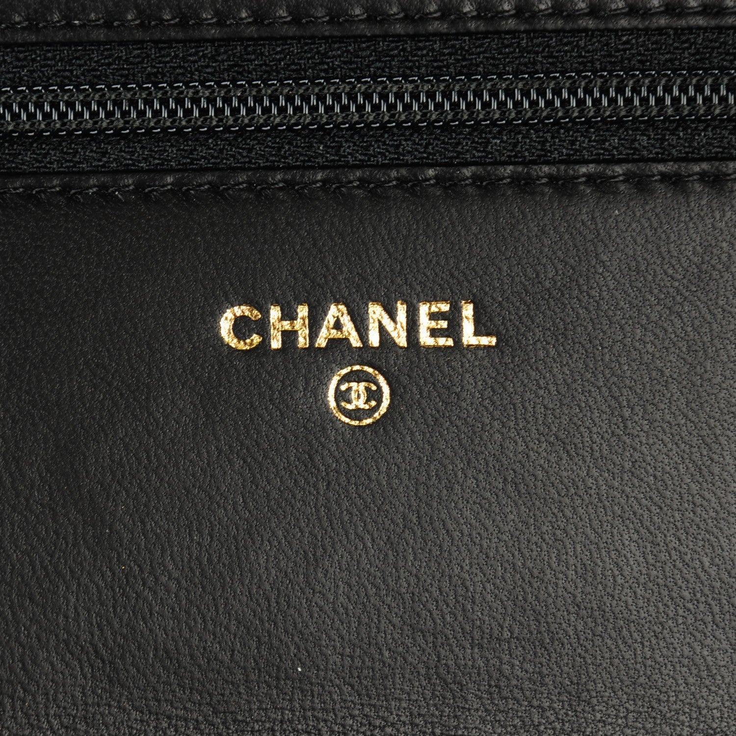 Chanel Lambskin Quilted Boy Wallet On Chain WOC Black 5 of 8