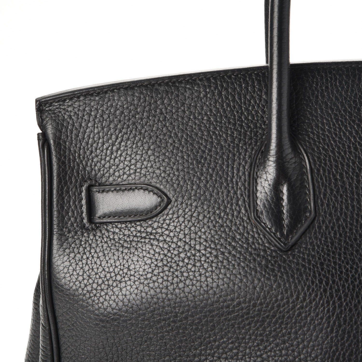 Hermes Taurillon Clemence Birkin 35 Black 11 of 35