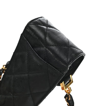 Chanel Nylon Lambskin Quilted Umbrella With Case Black 6 of 7