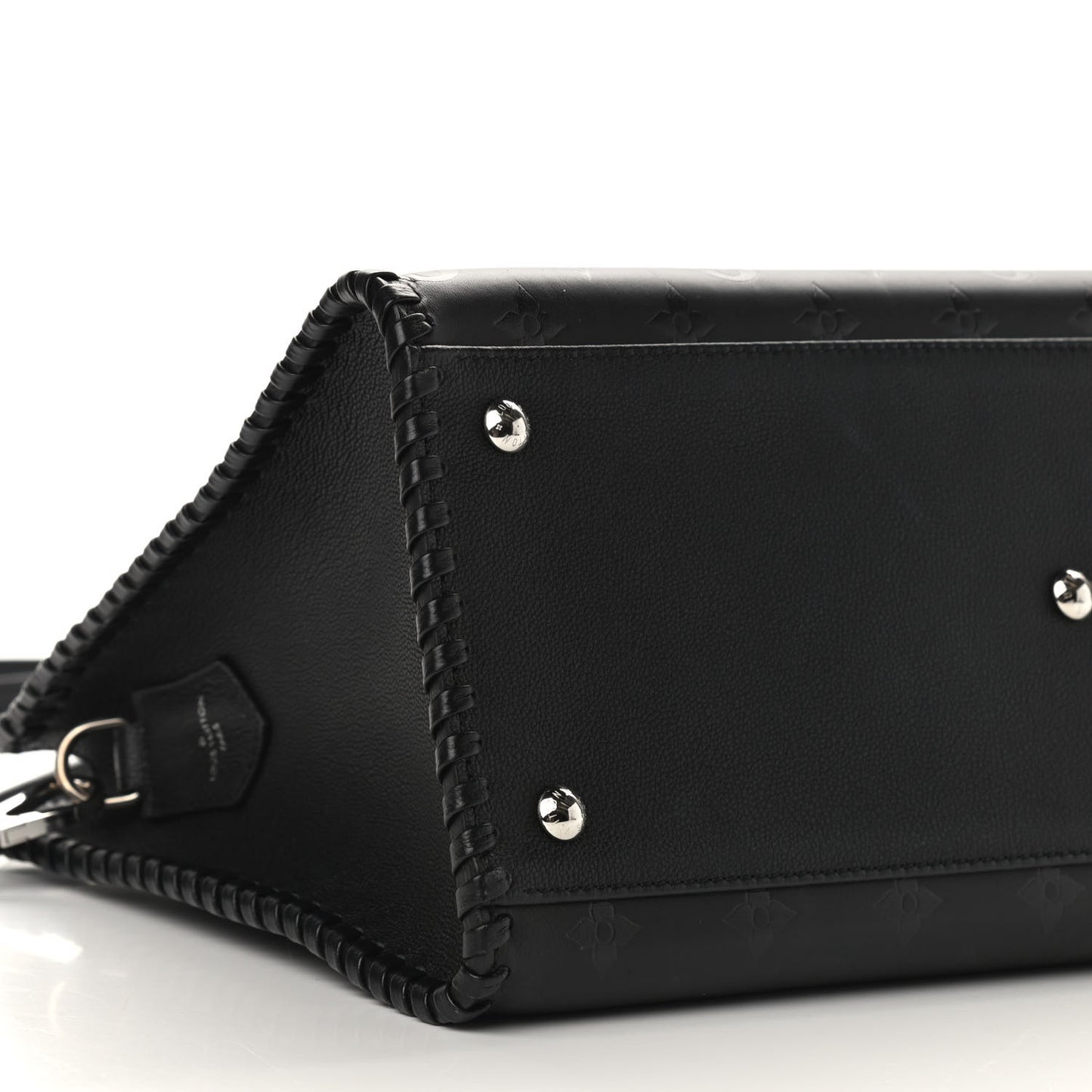 Monogram Cuir Plume Very Zipped Tote Black
