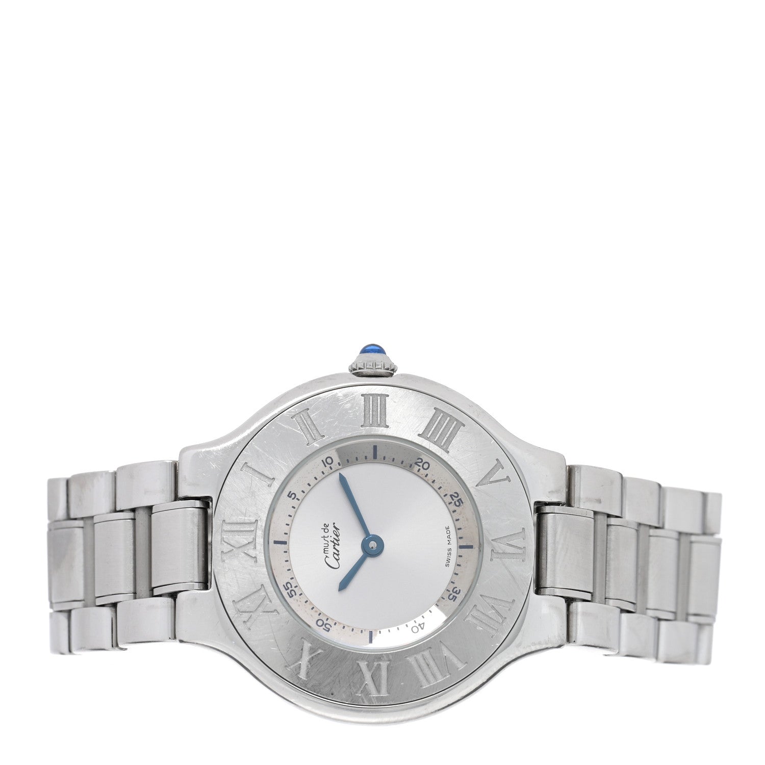 Cartier Stainless Steel 31mm Must De 21 Quartz Watch 2 of 4