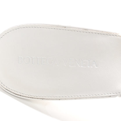 Bottega Veneta Nappa Maxi Intrecciato Lido Mule Sandals 40.5 Optic White 7 of 8