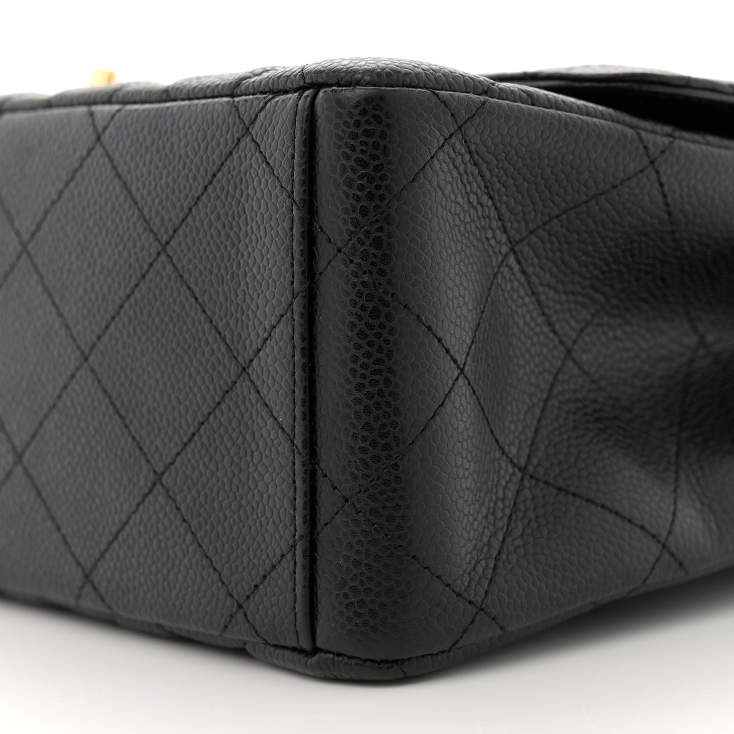 Caviar Quilted Maxi Single Flap Black