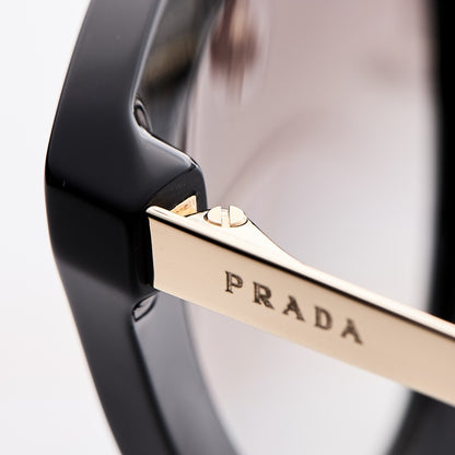 Prada Acetate Cinema Sunglasses SPR 09Q Black 7 of 16