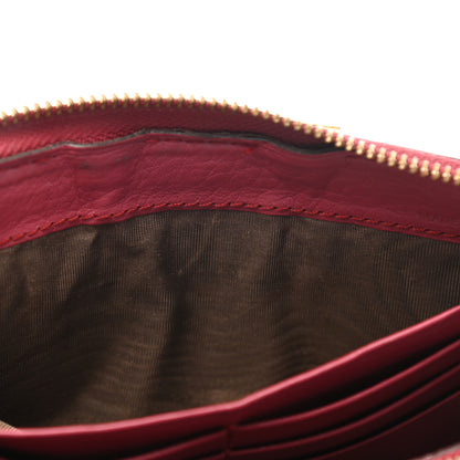 Chloe Grained Calfskin Marcie Long Zip Around Wallet Red 9 of 14