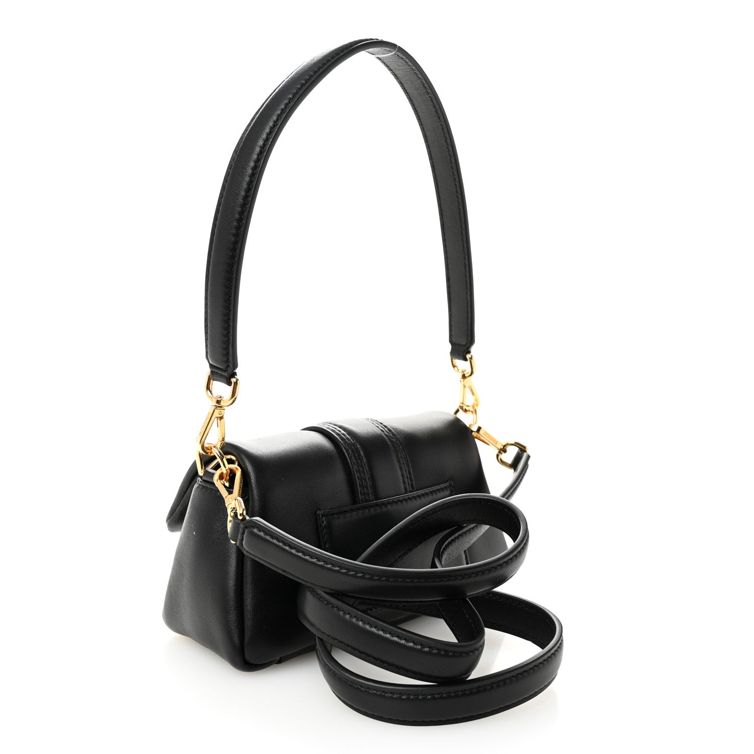 Jacquemus Padded Lambskin Le Petit Bambimou Black 1794350