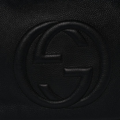 Gucci Pebbled Calfskin Large Soho Hobo Black 9 of 16