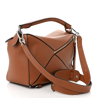 Loewe Calfskin Medium Puzzle Bag Tan 3 of 10
