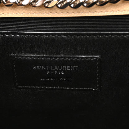Saint Laurent Grain De Poudre Medium Monogram Kate Satchel Sable Beige 6 of 10