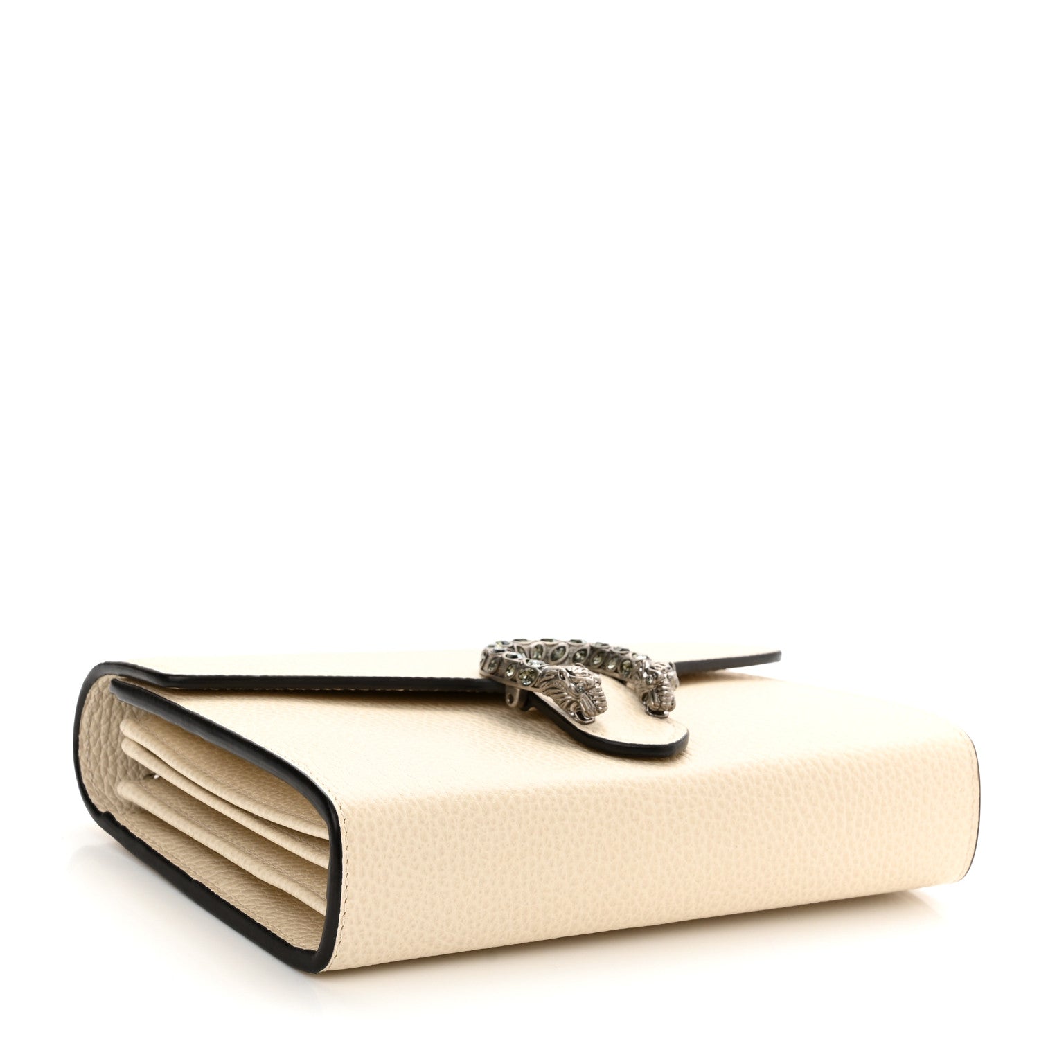 Gucci Dollar Calfskin Mini Dionysus Chain Wallet Mystic White 4 of 9