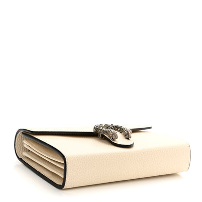 Gucci Dollar Calfskin Mini Dionysus Chain Wallet Mystic White 4 of 9
