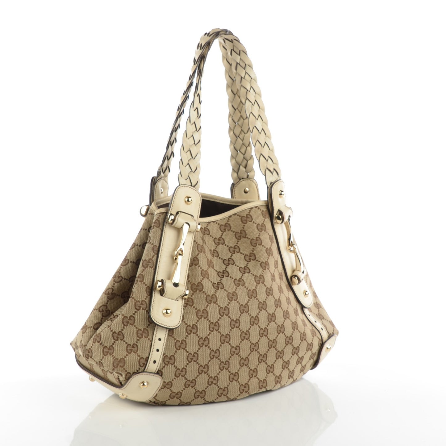Monogram Small Pelham Shoulder Bag Off White