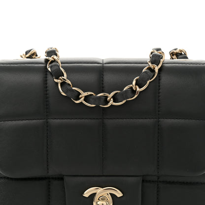 Chanel Lambskin Resin Crystal Square Quilted Mini Monacoco Flap Black 8 of 10