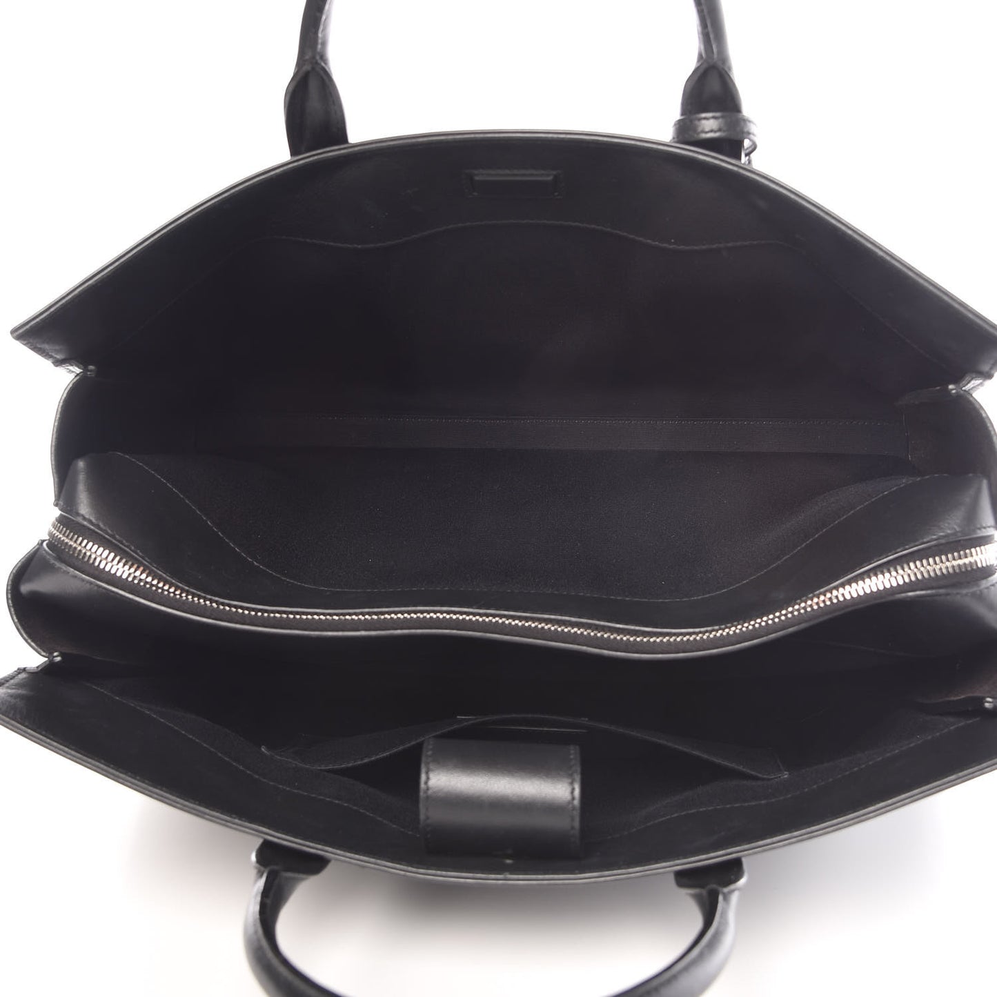 Calfskin Large Jane Tote Bag Black