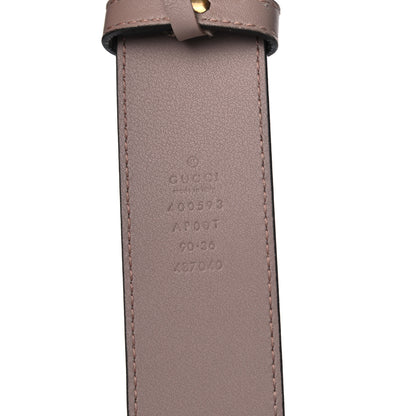 Gucci Calfskin Double G 40mm Belt 90 36 Porcelain Rose 3 of 5