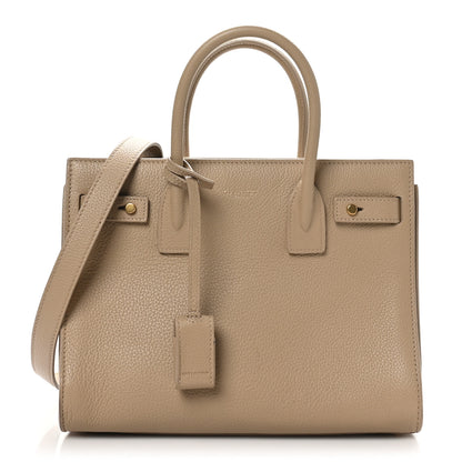 Saint Laurent Grained Calfskin Baby Sac De Jour Souple Dark Beige 1 of 10