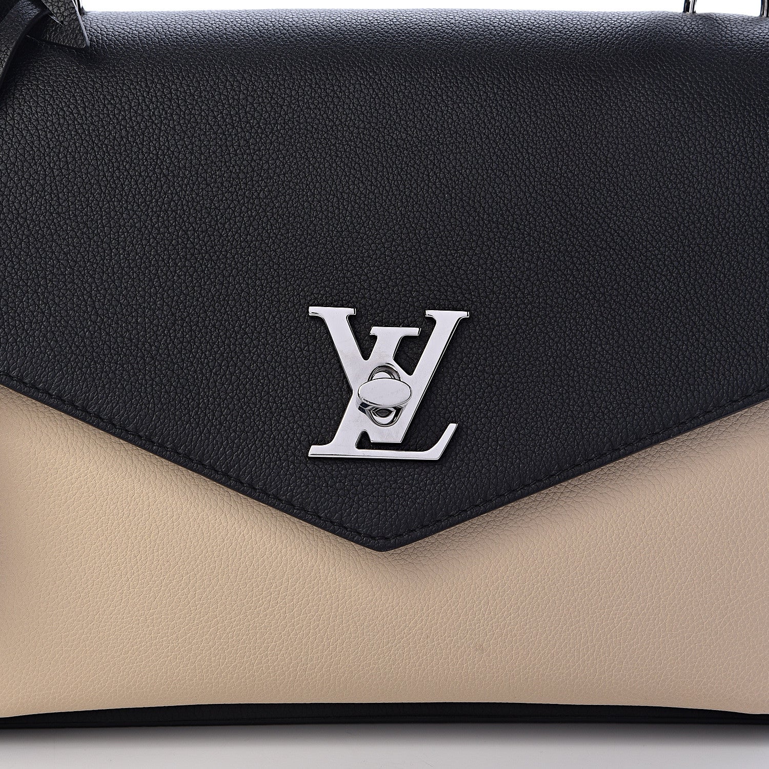 Louis Vuitton Soft Calfskin My Lockme Top Handle Vanille Black 11 of 11