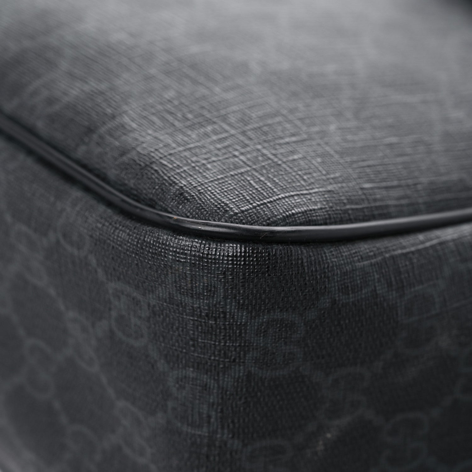 Gucci GG Plus Monogram Medium Flap Messenger Bag Black 10 of 17