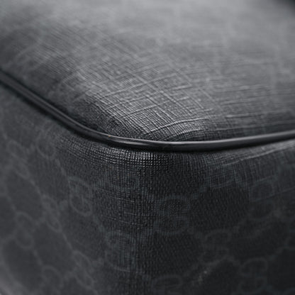 Gucci GG Plus Monogram Medium Flap Messenger Bag Black 10 of 17